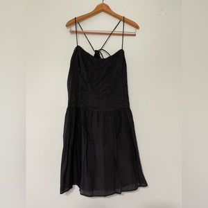 Gap black mini dress